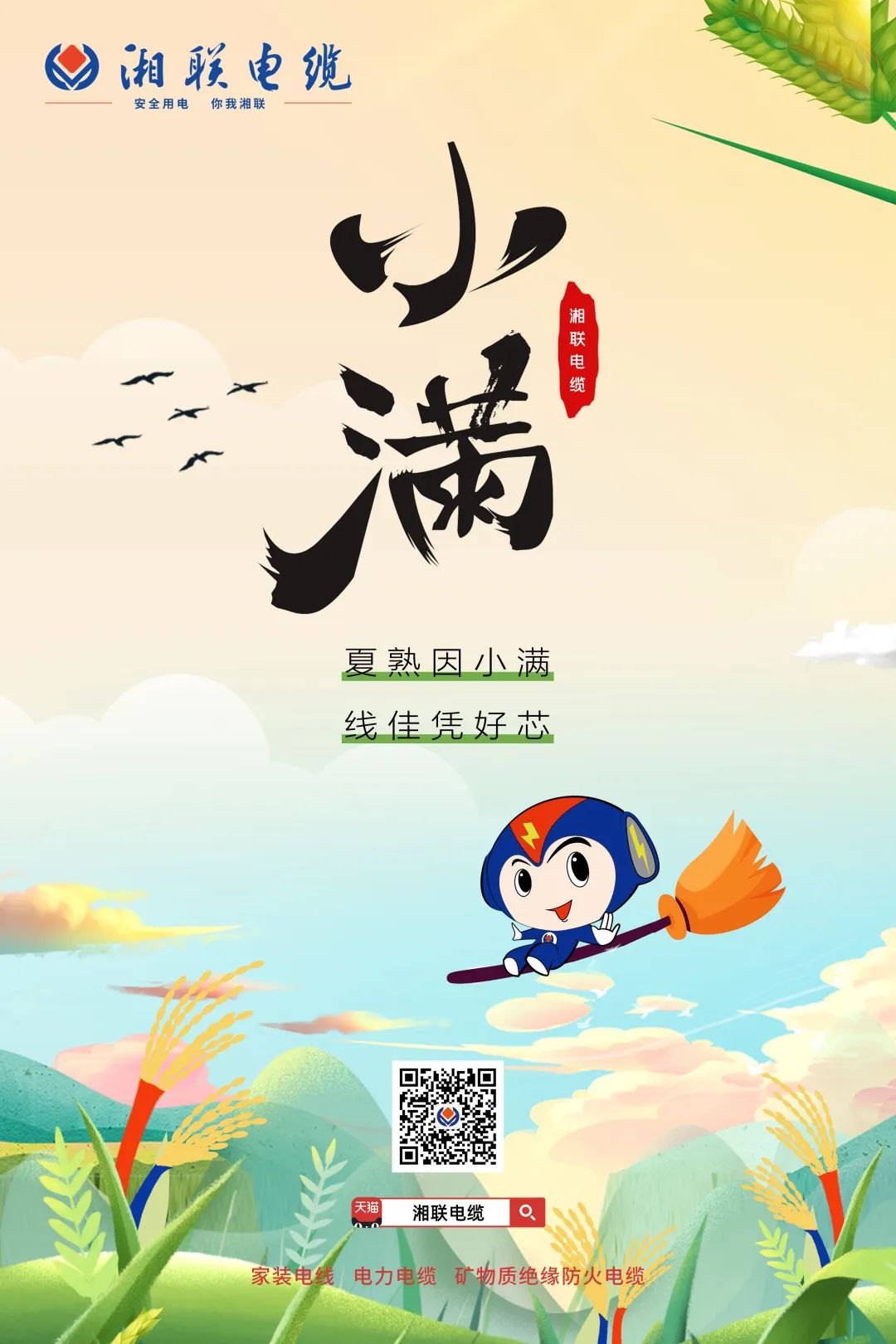 小滿節(jié)氣今日至，用電安全需重視！#安全用電你我湘聯(lián)