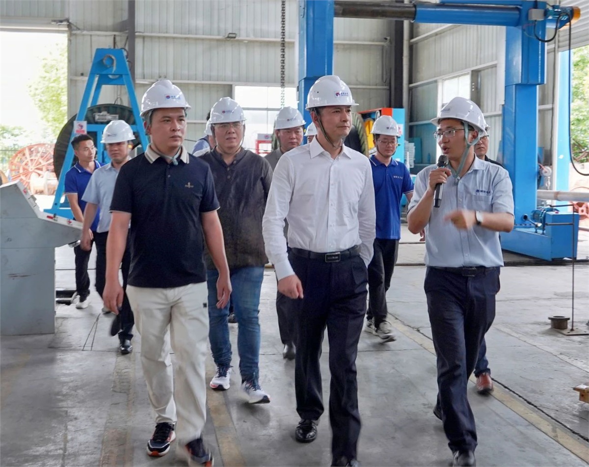 瀏陽市委副書記、市長王雄文蒞臨湘聯(lián)電纜調(diào)研指導！